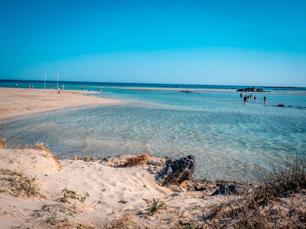 Plage d'Elafonisi Ouest de la Crète