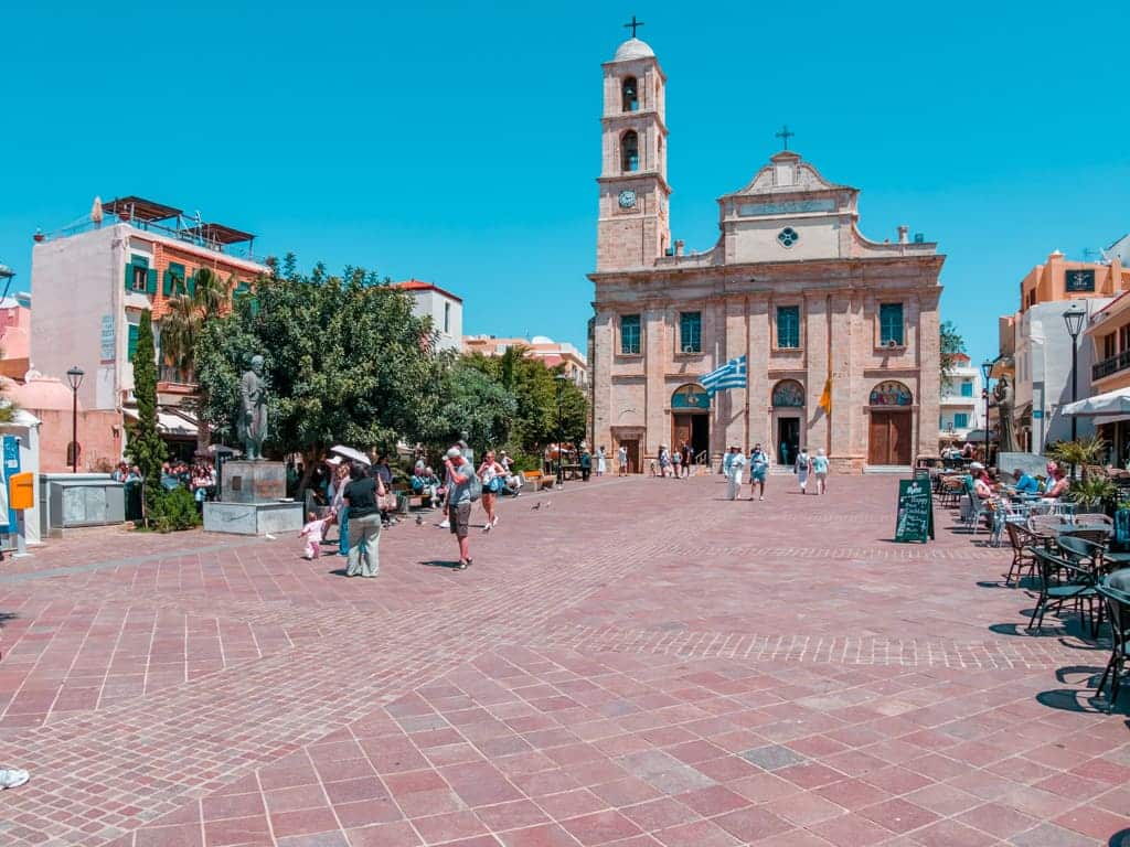 Chanias heliga Metropolitan Church of the Presentation of Virgin Mary Trimatiri i november