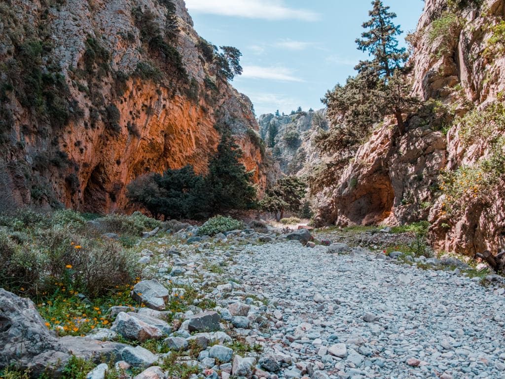 Kreta Vandring Imbros Gorge Vandring i oktober