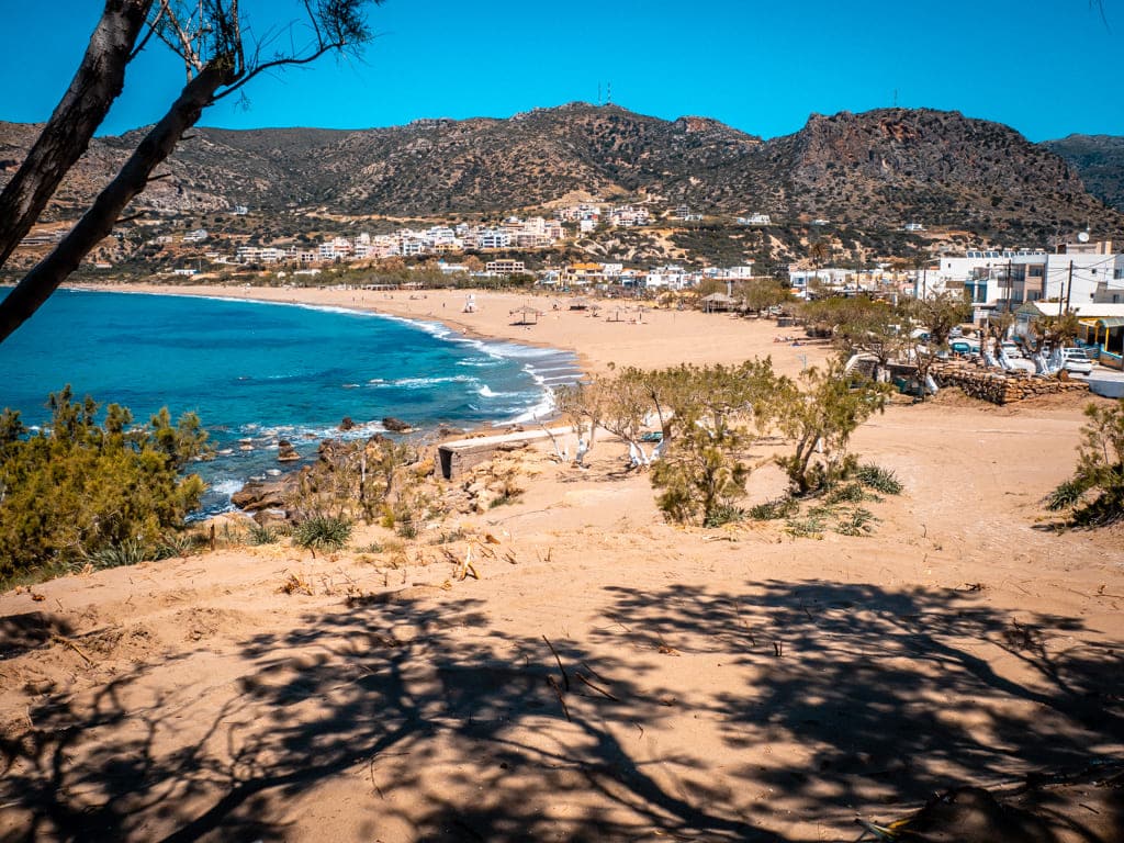 Paleochora Pachia Ammos Beach in April