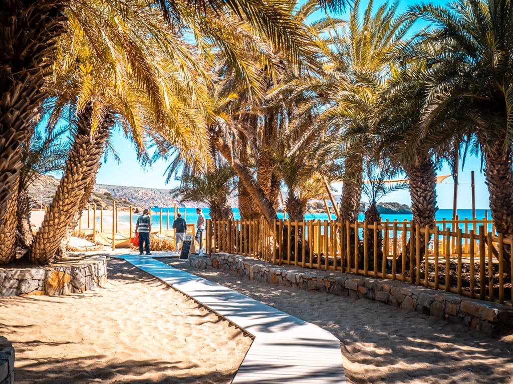 Vai Palm Beach near Sitia Crete