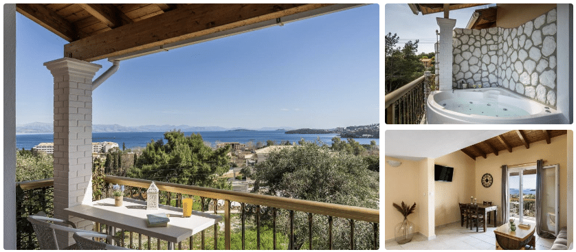 Aloe Seaview Apartments by Konnect, à 500 m de la plage de Dassia