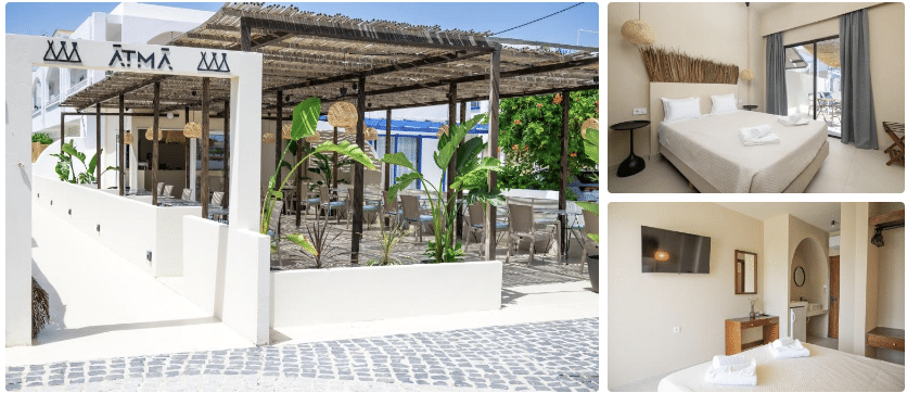 Le confortable Atma Beach Rooms & Suites à Faliraki