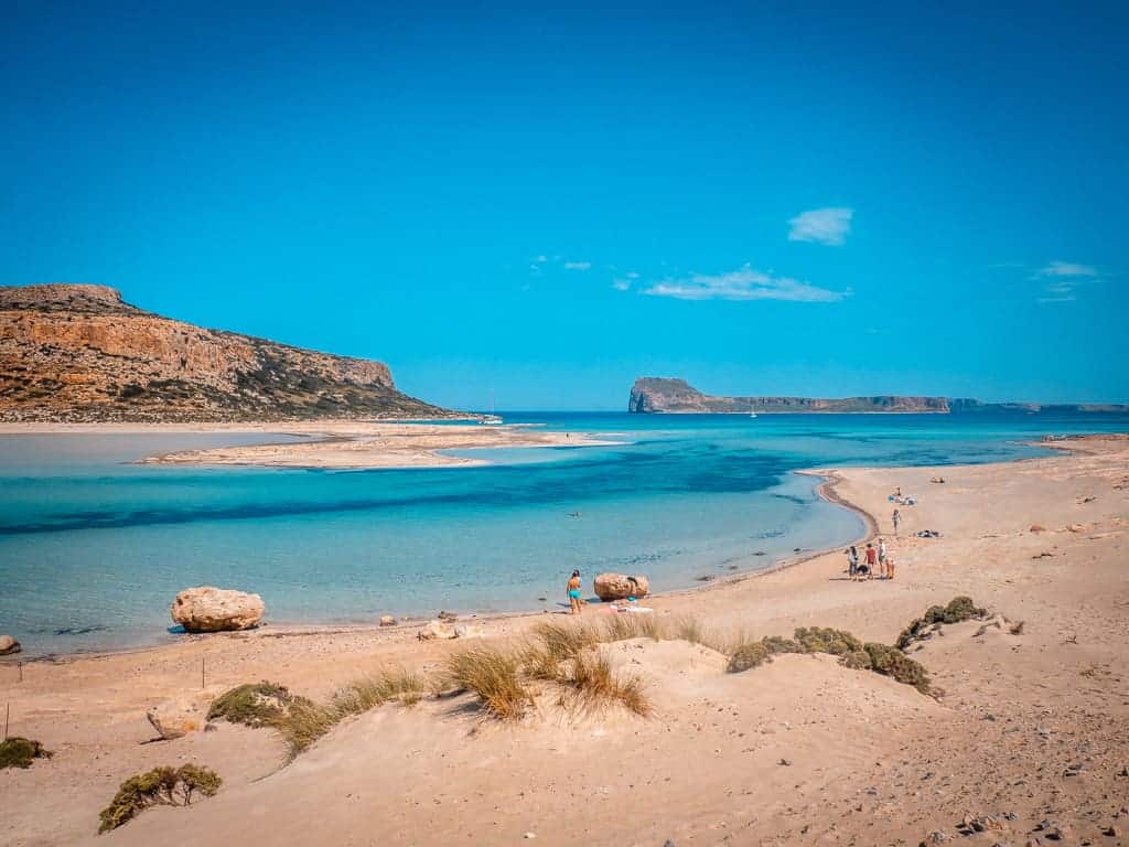 Creta en octubre menos aglomeraciones en la playa de Balos