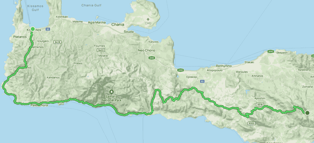 Europese langeafstandswandelroute E4 Copyright AllTrails