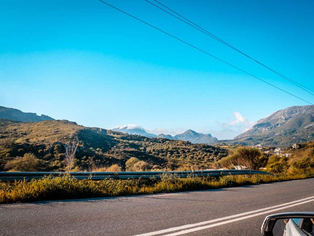 Met de auto op Kreta op vakantie