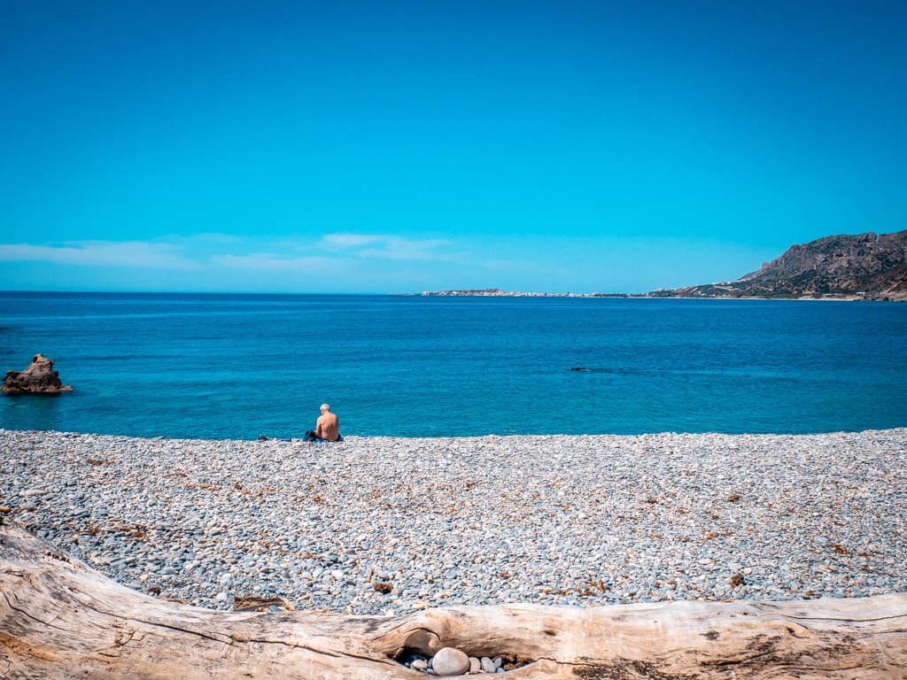 Plage de Glyka Nera en Crète