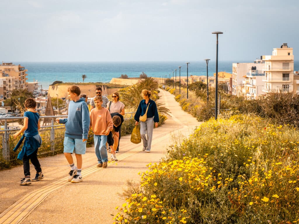 Wandeling langs de Venetiaanse Muur Heraklion