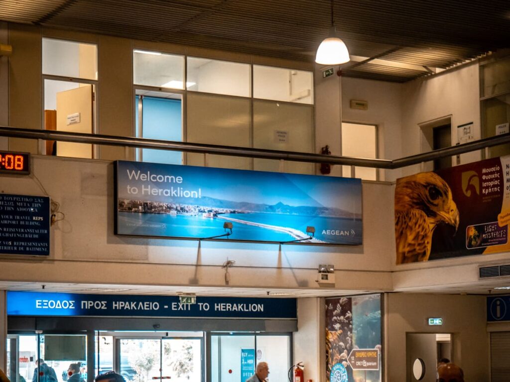 Heraklion Luchthaven Aankomstgebied