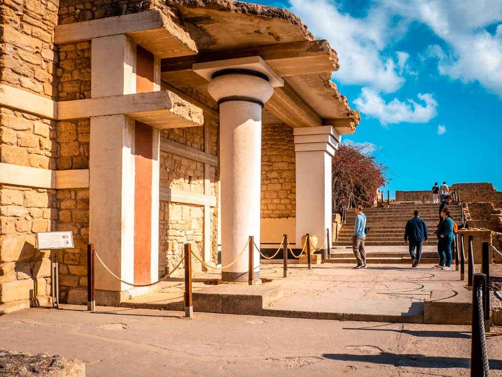 Knossos Paleis Kreta het centrum van de Minoïsche Beschaving