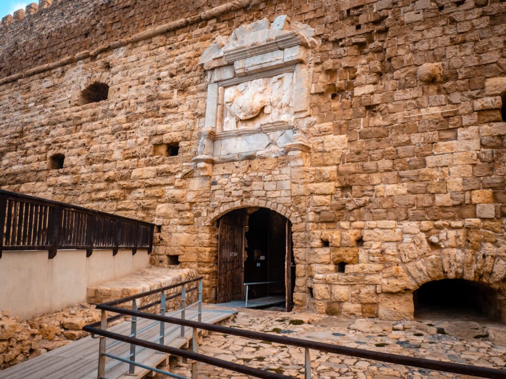 Ingang van het fort van Koules in Heraklion