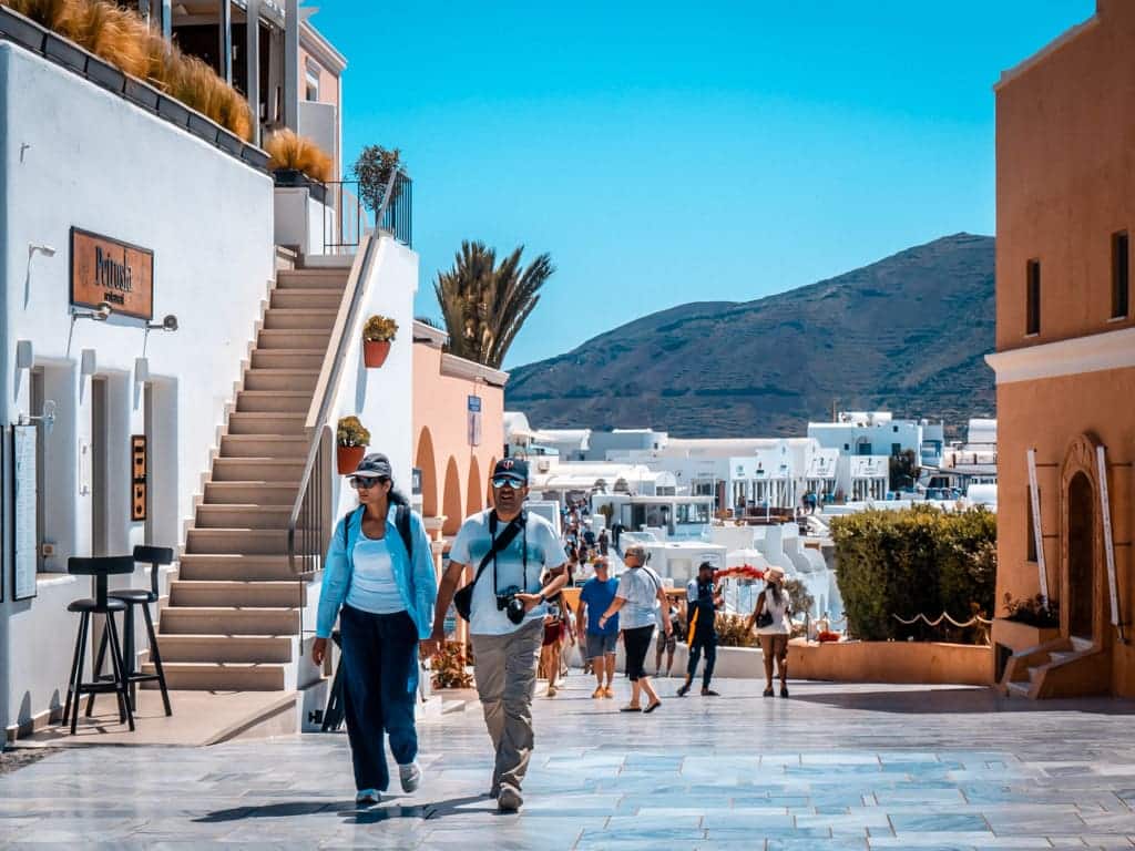 Casco antiguo de Oia Santorini