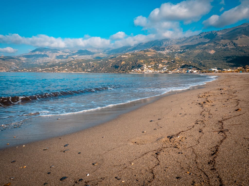 Plage de Plakias sud de la Crète Grèce