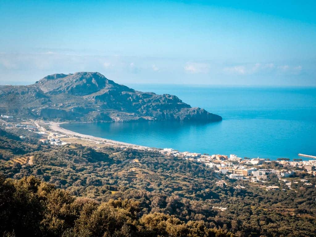Baai van Plakias Strand Kreta