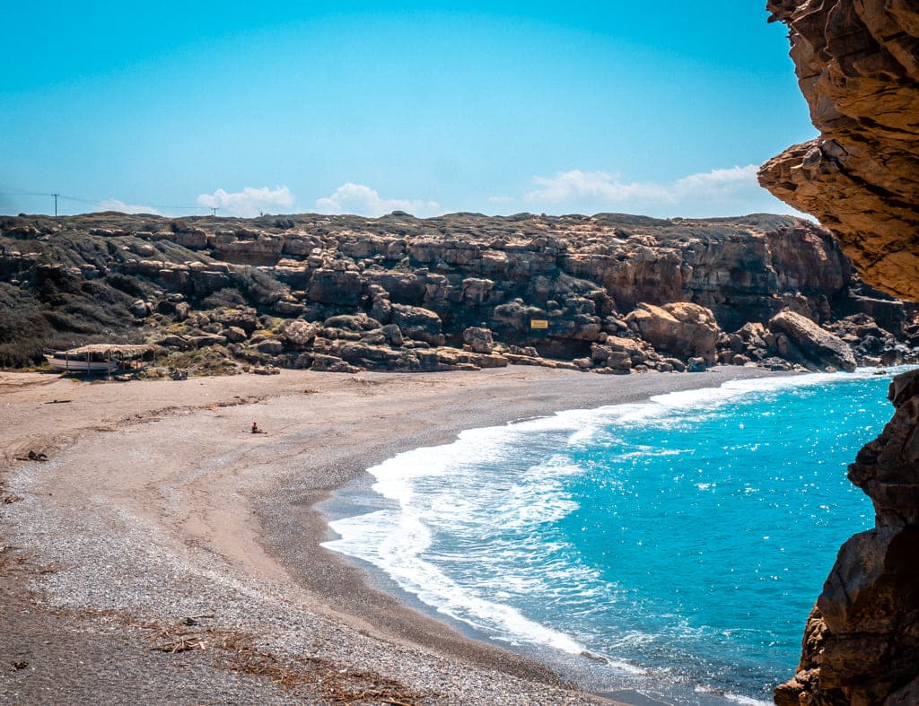 Plage de Geropotamos Rethymno Crète