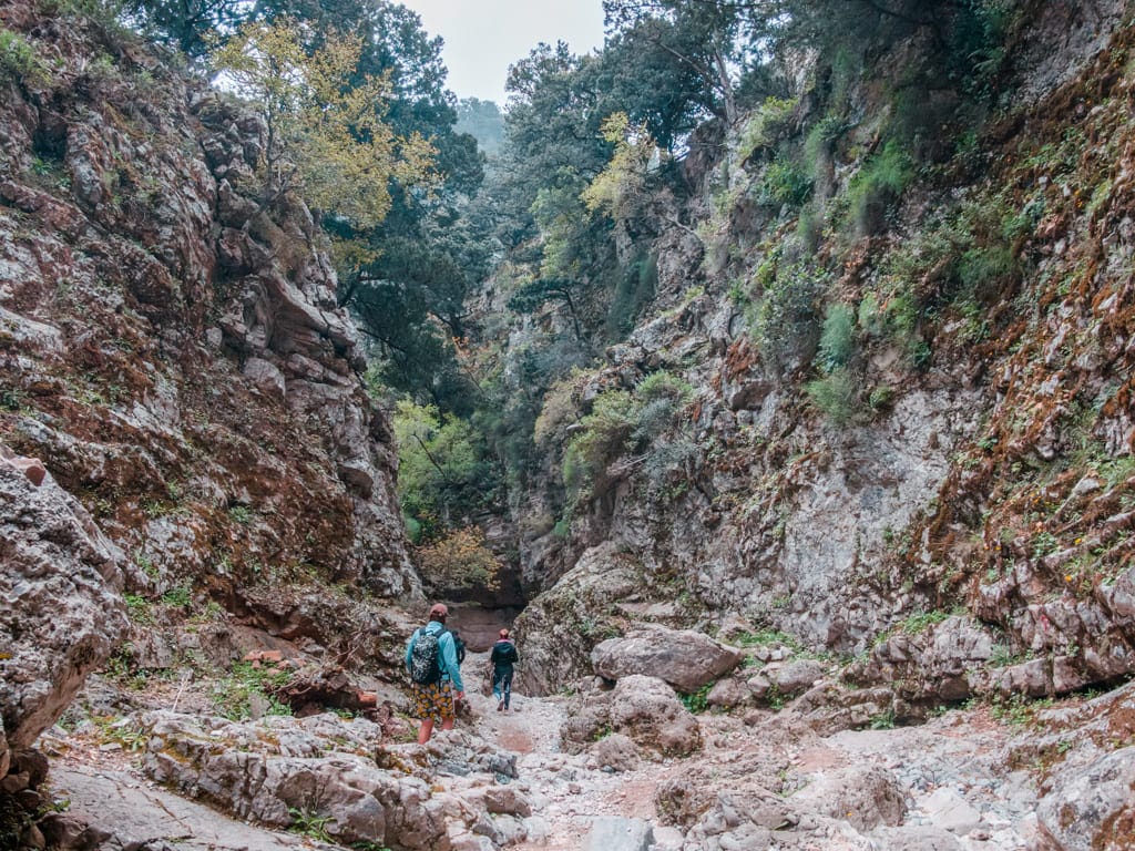 Wandelen in de Imbros kloof op Kreta