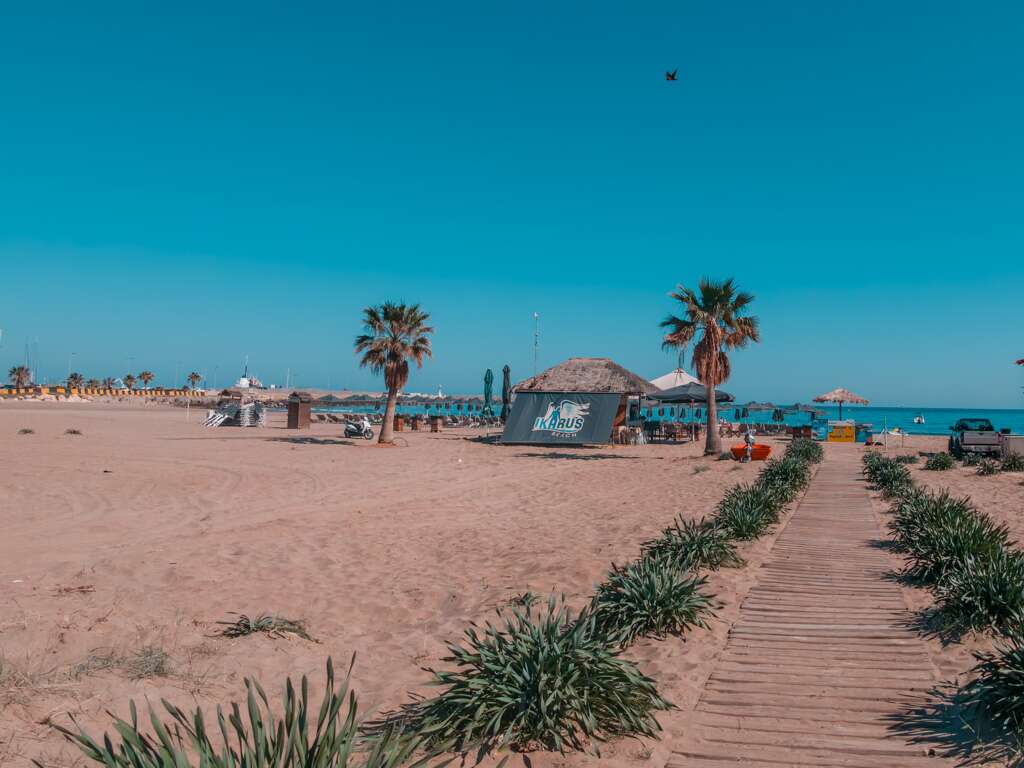 Rethymno Strand Platanen