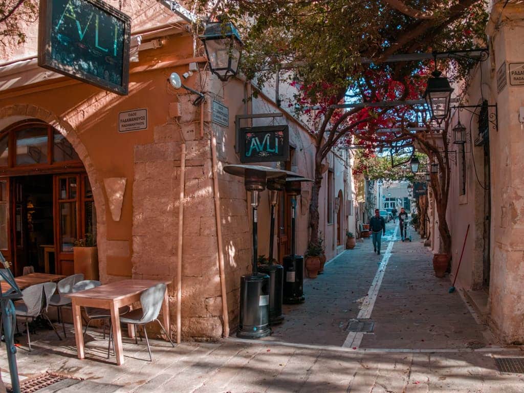 Rethymno Oude Stad alley Kreta