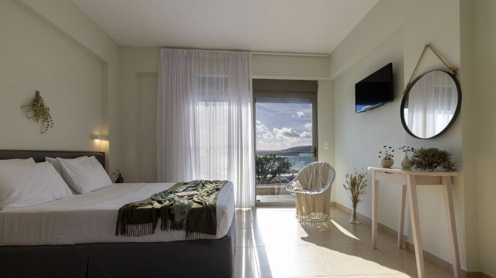 Habitación Blue Horizon Paleochora con vistas al mar