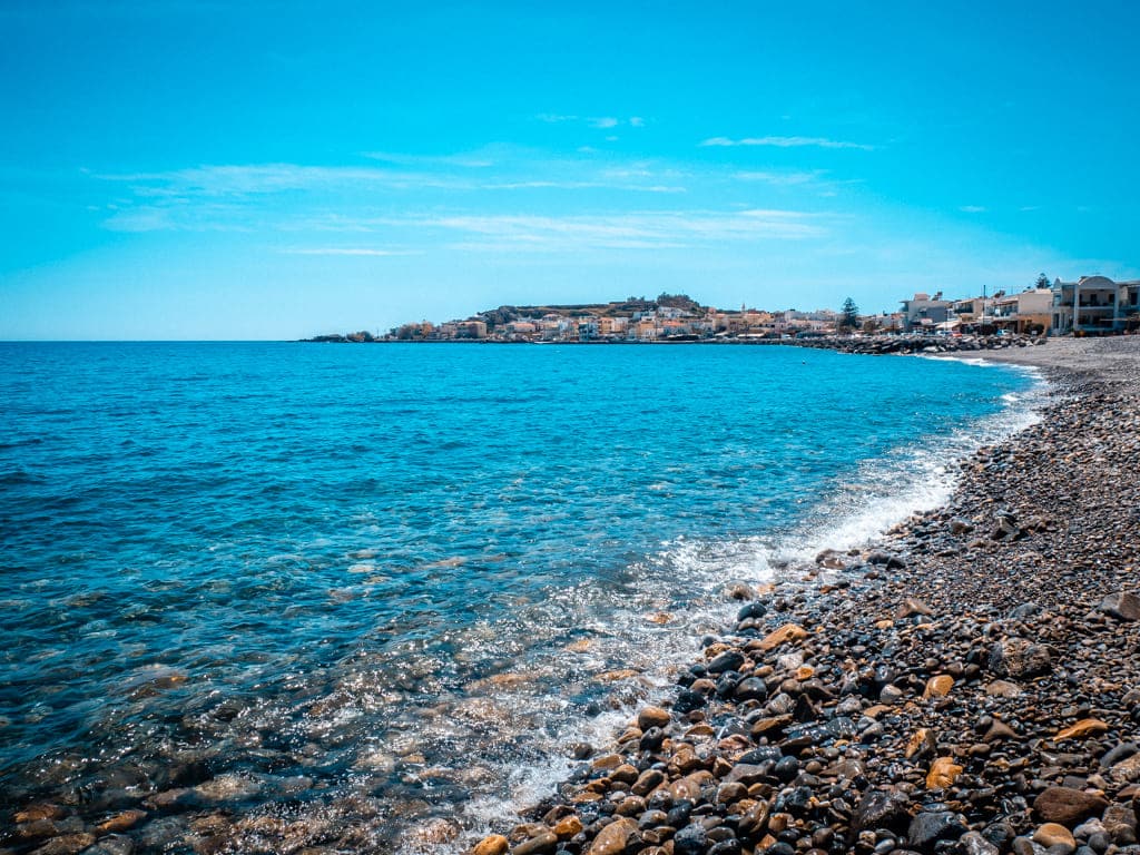 Chalikia Playa de guijarros cerca de Paleochora Twon sur de Creta