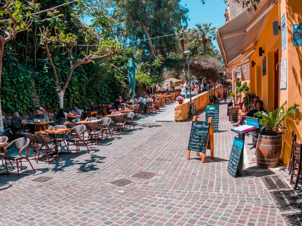 Gamla stan i Chania på Kreta
