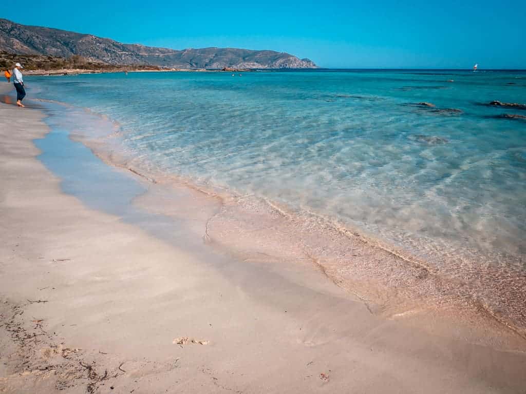 Elafonisi Strand Kreta met roze zand