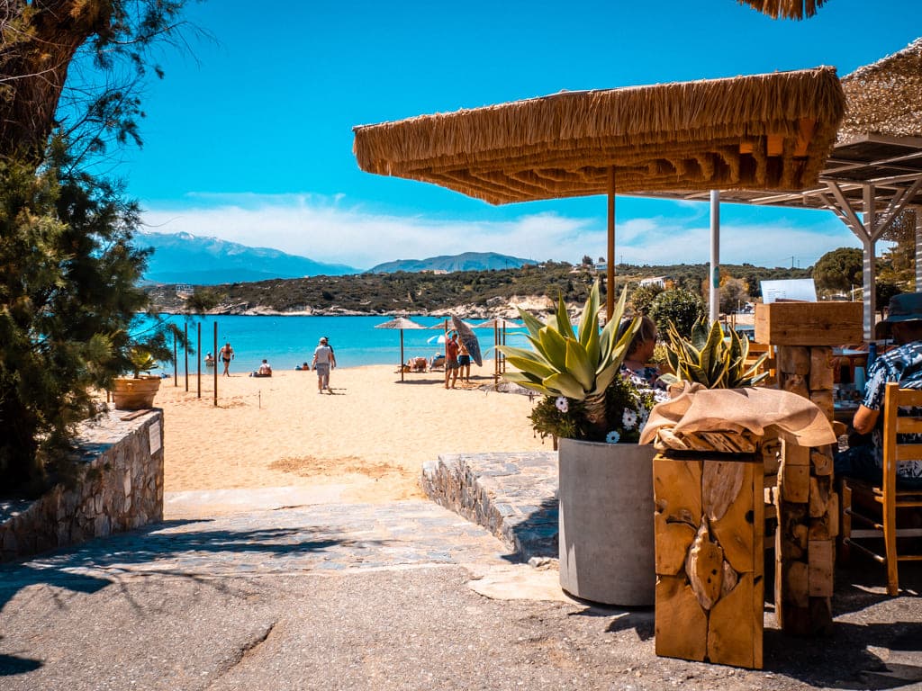 Marathi Beach Akrotiri halvön Chania Kreta