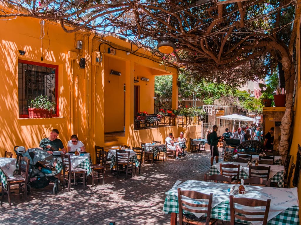 Calle Sifaka Barrio Splantzia de Chania