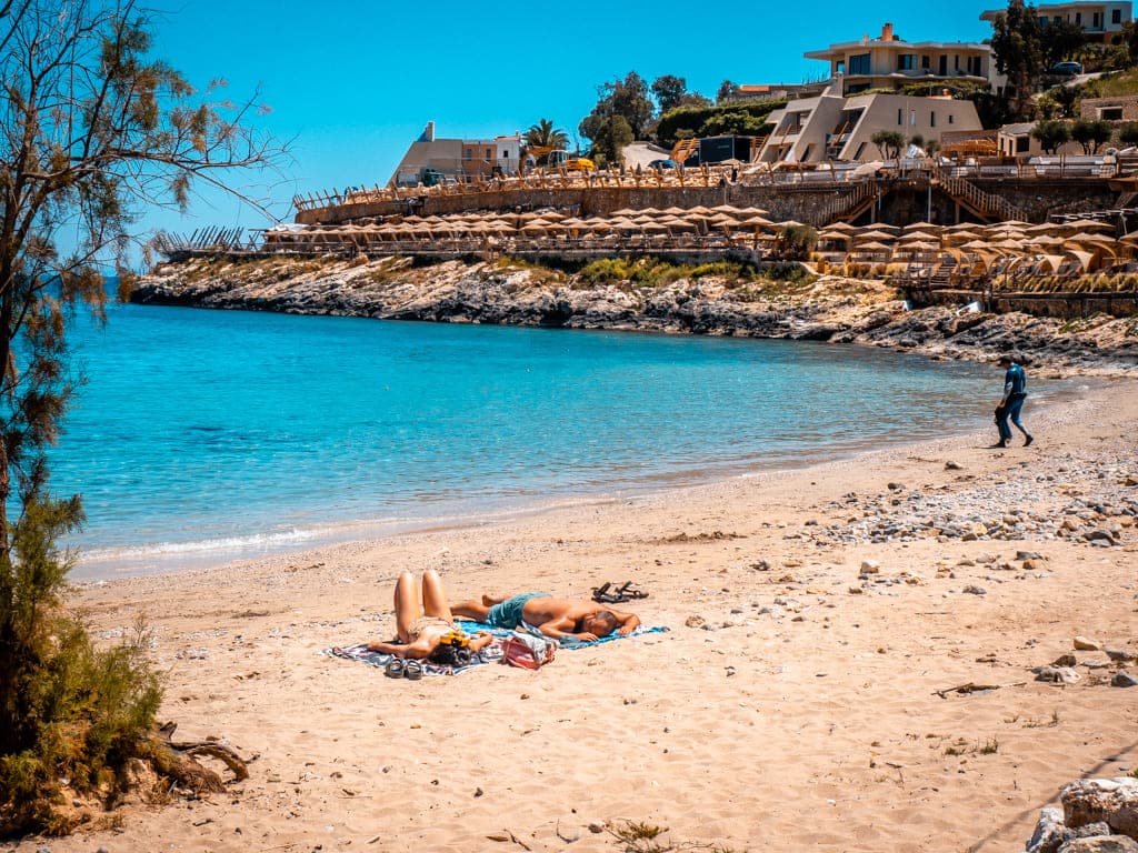 Stavros strand Chrissi Akti