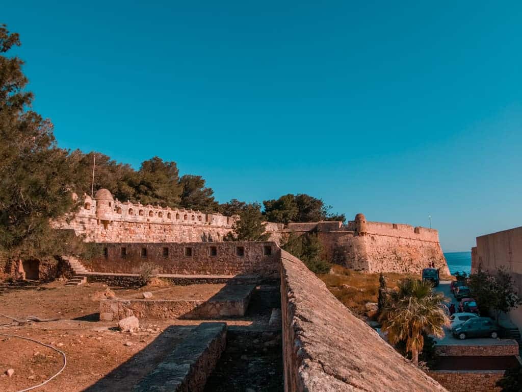 Den venetianska fästningen i Rethymno