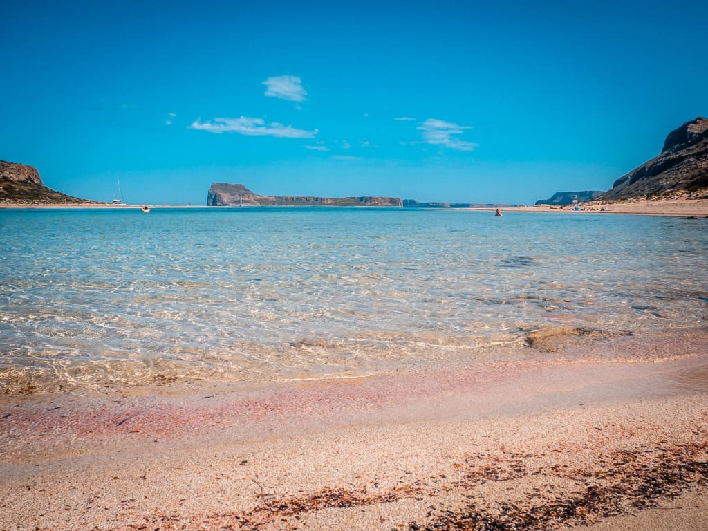 Balos roze strand Kreta
