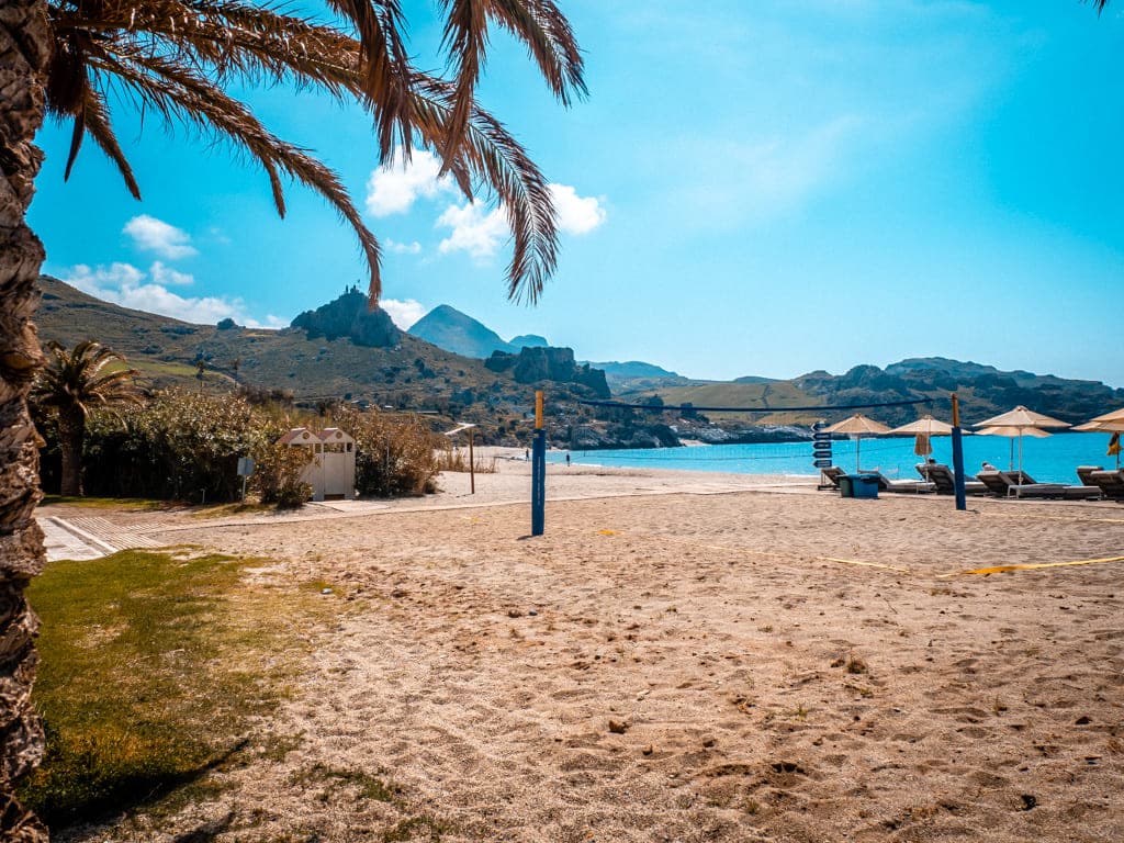 Plage de Damnoni sud de la Crète