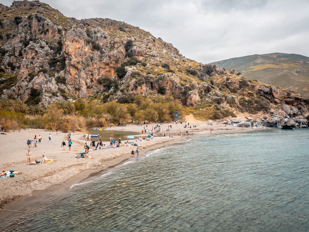 Plage de Preveli Crète