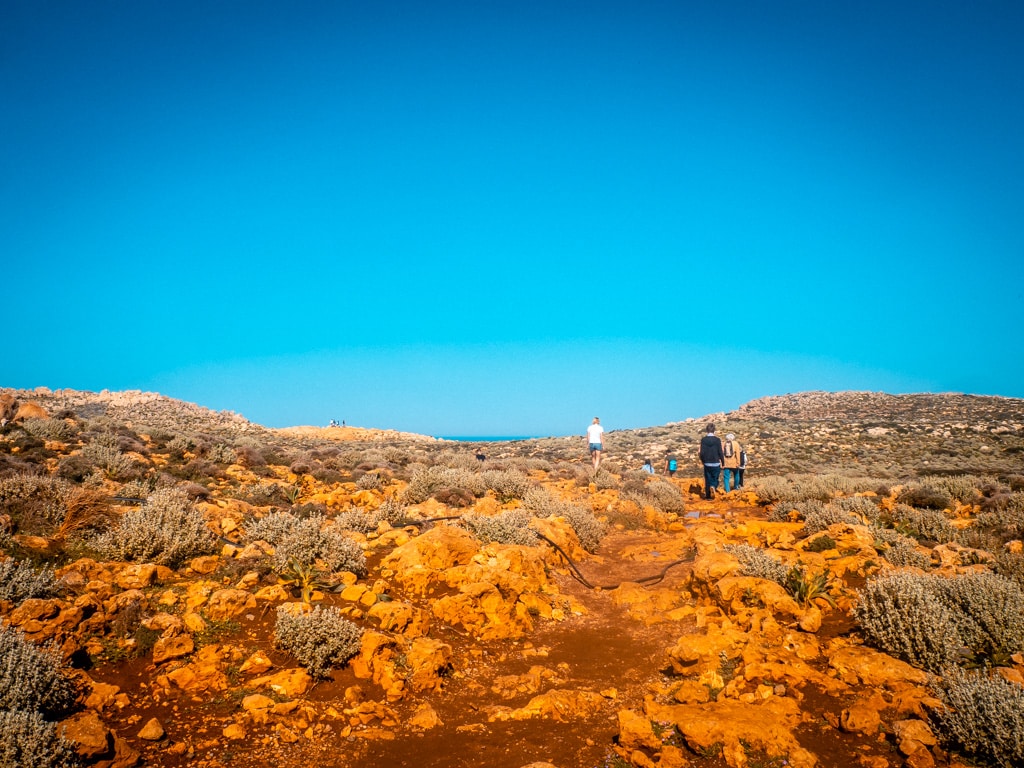 Balos Beach Hiking Path