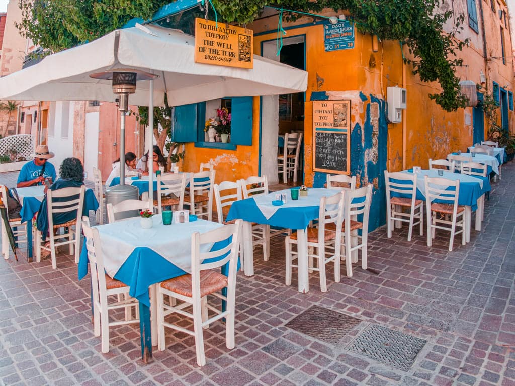 Chania Restaunrants De Bron van de Turk