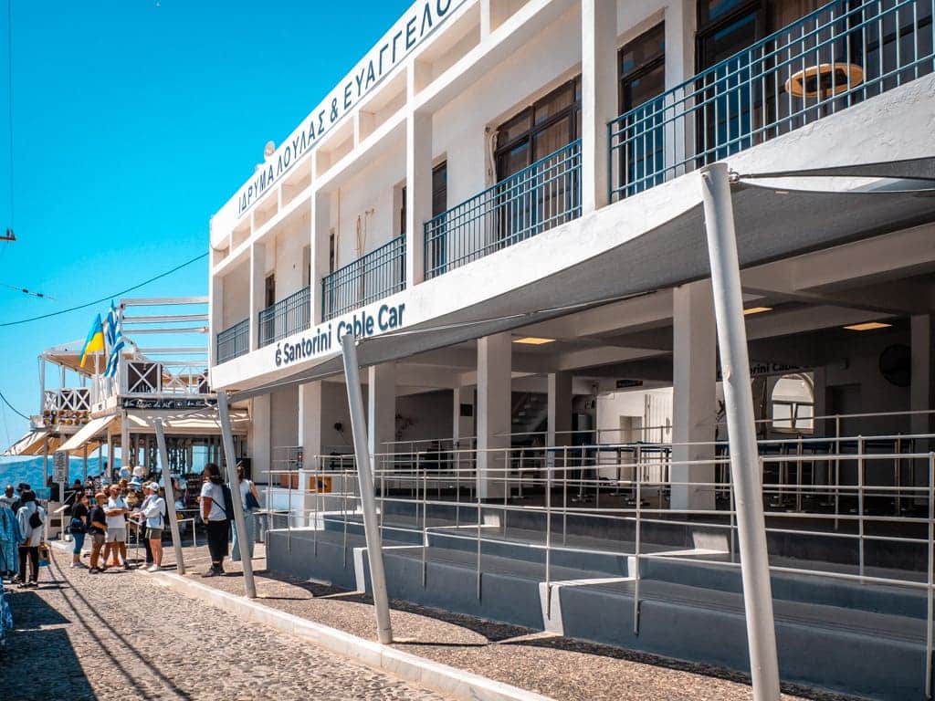 Teleférico de Santorini Fira